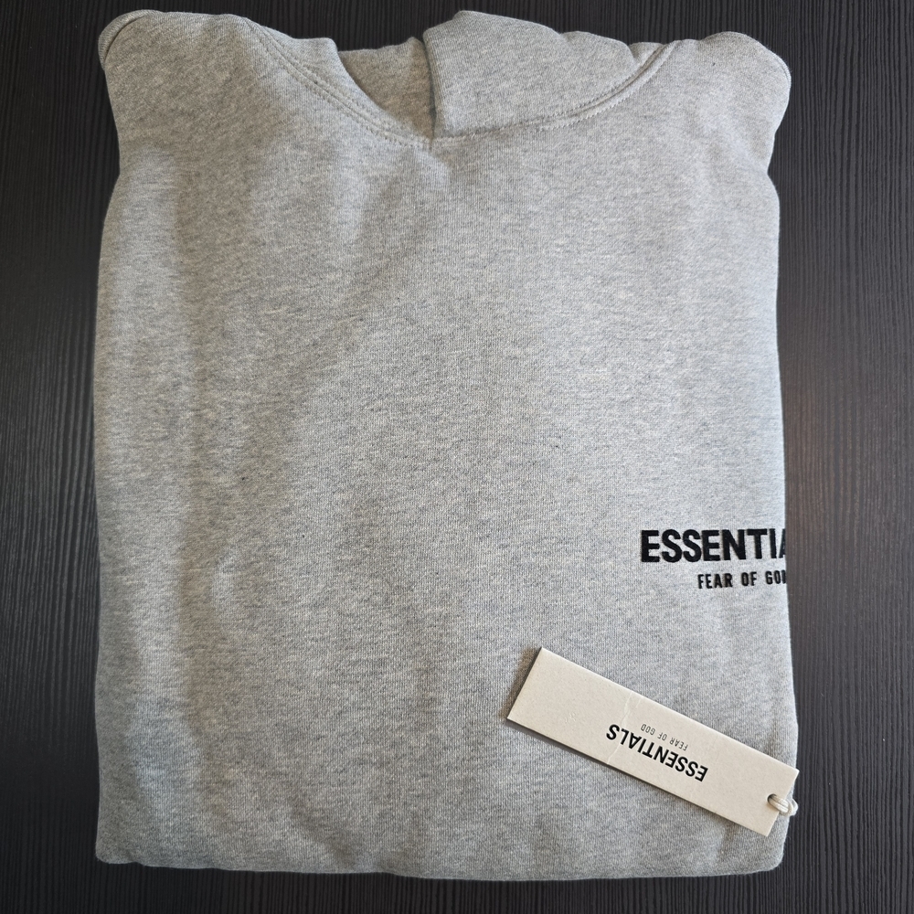 Fear of God Essentials Hoodie Dark Oatmeal – Oversized Pullover NWT - Picture 3 of 6